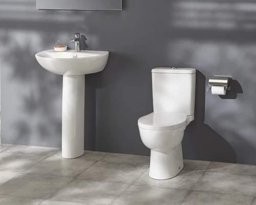 Раковина Jacob Delafon Patio 55 E4158NG-00 Белая фарфор подвесная, полувстраиваемая