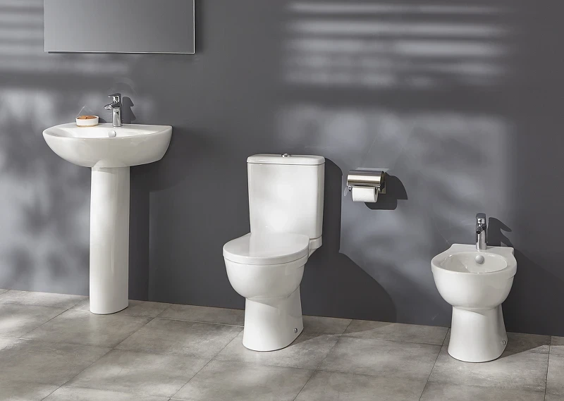 Раковина Jacob Delafon Patio 55 E4158NG-00 Белая фарфор подвесная, полувстраиваемая