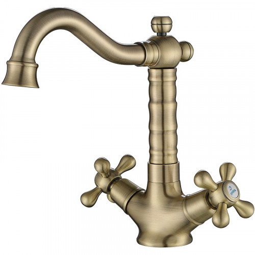 Смеситель для раковины Kaiser Carlson Style 44411-1 Бронза латунь