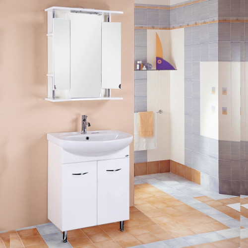 Тумба под раковину Onika Стелла 65 Белая МДФ / ЛДСП