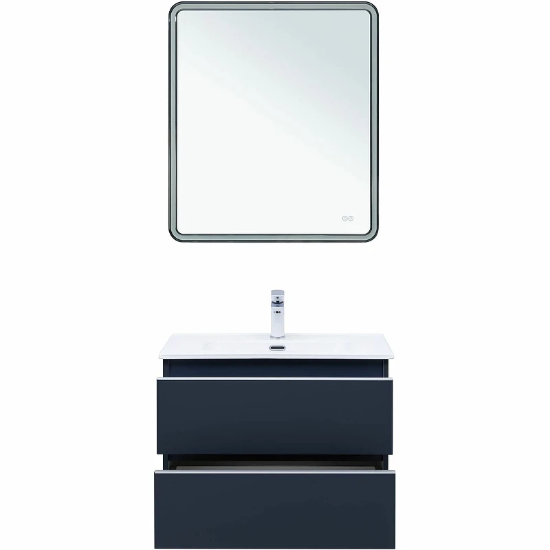 Тумба под раковину Aquanet Вега 70 329590 подвесная Маренго МДФ / ЛДСП