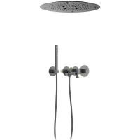 Душевая система Timo Saona SX-2358/18SM с термостатом Черное золото