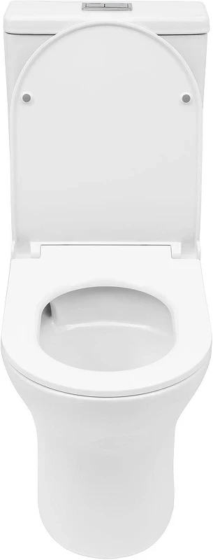 Унитаз компакт Aquanet Roll 3.0 Tornado 348009 цвет Белый без бачка с сиденьем Микролифт