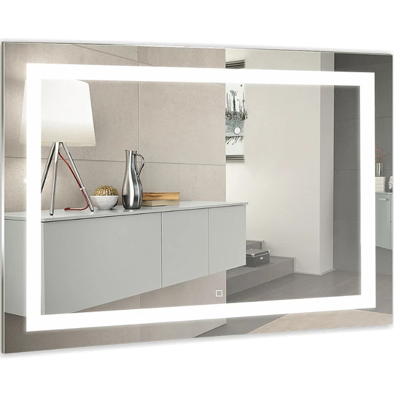 Зеркало Silver Mirrors Livia 100 ФР-00002240 с подсветкой с сенсорным выключателем и подогревом стекло