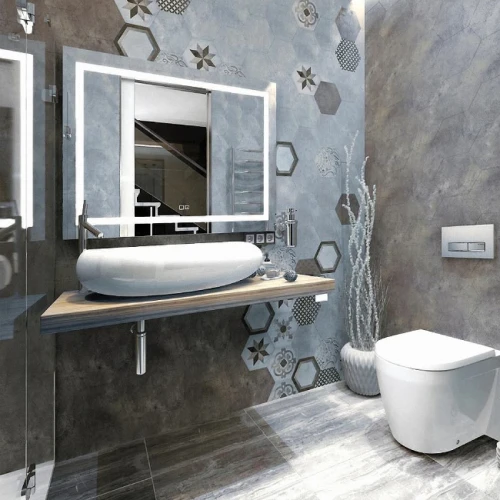 Зеркало Silver Mirrors Livia 100 ФР-00002240 с подсветкой с сенсорным выключателем и подогревом стекло