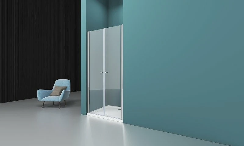 Душевая дверь BelBagno Etna 150 ETNA-B-2-150-C-Cr профиль Хром стекло прозрачное