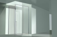 Душевой уголок Allen Brau Fantasy 140x90 3.11008.00 + 3.11013.00 профиль Хром стекло прозрачное
