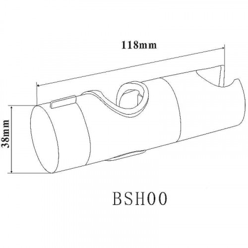 Держатель ручного душа Bond BSH00 Хром