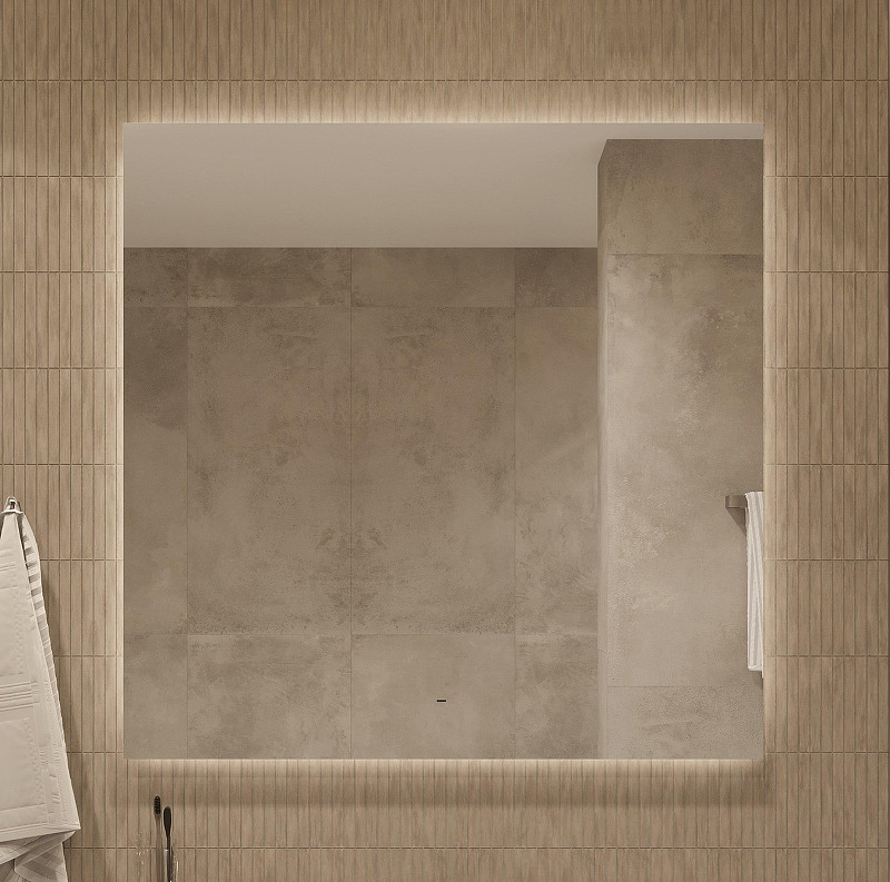 Зеркало DIWO Элиста 100 ЗЛП1747 с подсветкой с бесконтактным выключателем