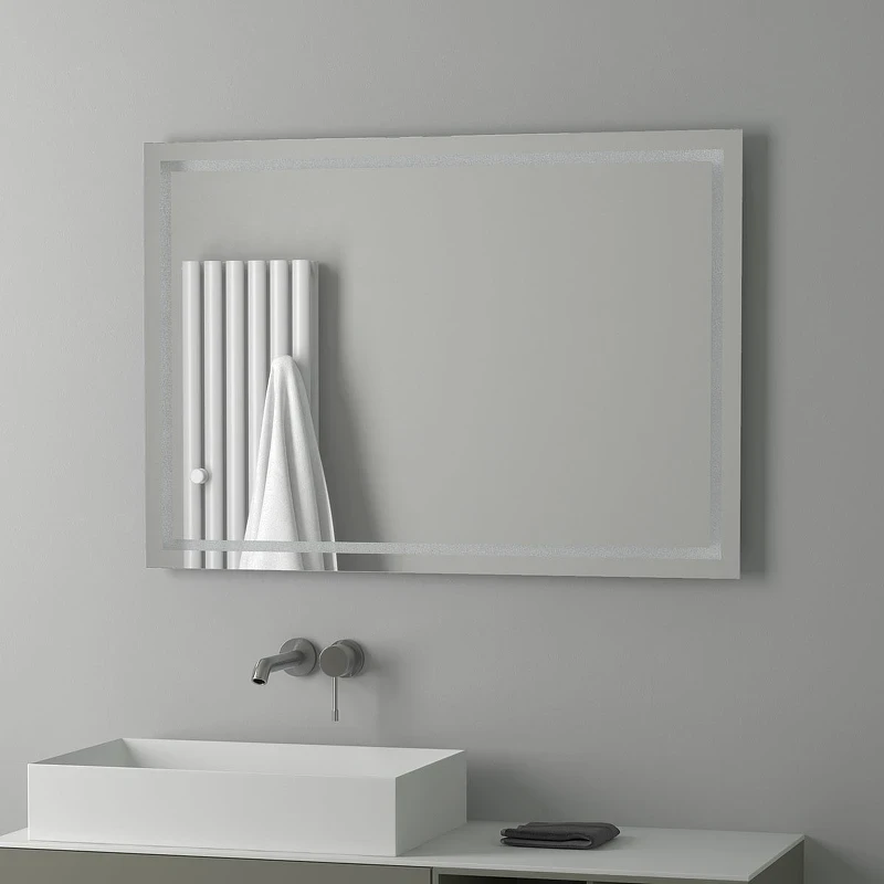 Зеркало Evoform Ledline 70x100 BY 2137 с подсветкой 29.5 W - без выключателя стекло