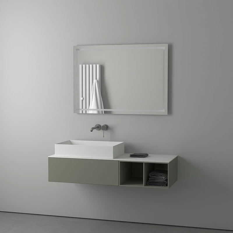 Зеркало Evoform Ledline 70x100 BY 2137 с подсветкой 29.5 W - без выключателя стекло