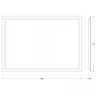 Зеркало Evoform Ledline 70x100 BY 2137 с подсветкой 29.5 W - без выключателя стекло