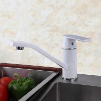 Смеситель для кухни Frap H31 F4531 Белый латунь