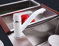 Смеситель для кухни Frap H31 F4531 Белый латунь