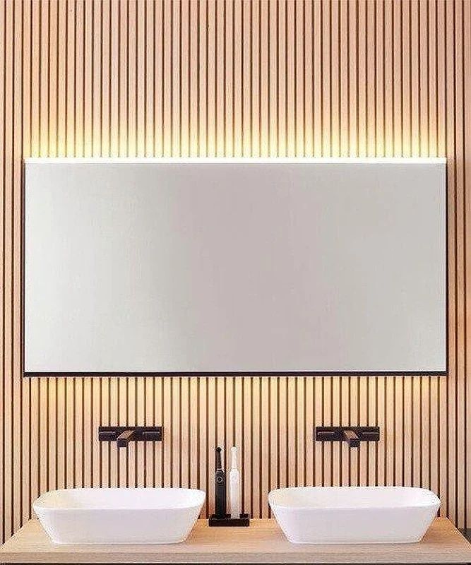 Зеркало Geberit Option Plus Square 90 502.783.00.1 с подсветкой цвет Алюминий с сенсорным выключателем