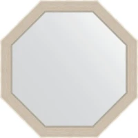 Зеркало Evoform Octagon 59х59 BY 3872 в багетной раме - Травленое серебро 52 мм