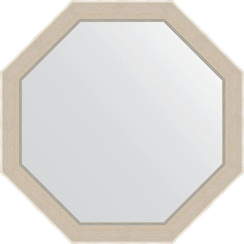 Зеркало Evoform Octagon 59х59 BY 3872 в багетной раме - Травленое серебро 52 мм