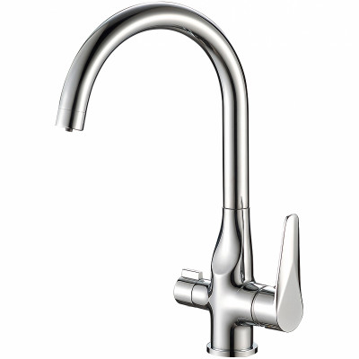 Смеситель для кухни ZorG Steel Hammer SH 910 CR Хром латунь