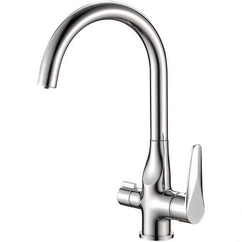 Смеситель для кухни ZorG Steel Hammer SH 910 CR Хром латунь