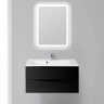 Тумба под раковину BelBagno Marino 90 MARINO-900-2C-SO-NL-P подвесная Nero Lucido МДФ / ЛДСП