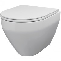 Унитаз AM.PM Spirit FlashClean C701700WH подвесной без сиденья фарфор подвесной