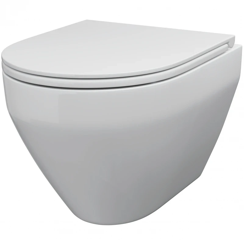 Унитаз AM.PM Spirit FlashClean C701700WH подвесной без сиденья фарфор подвесной