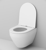 Унитаз AM.PM Spirit FlashClean C701700WH подвесной без сиденья фарфор подвесной