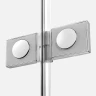Душевой уголок New Trendy Avexa Chrome 110х100 EXK-1532 профиль Хром стекло прозрачное