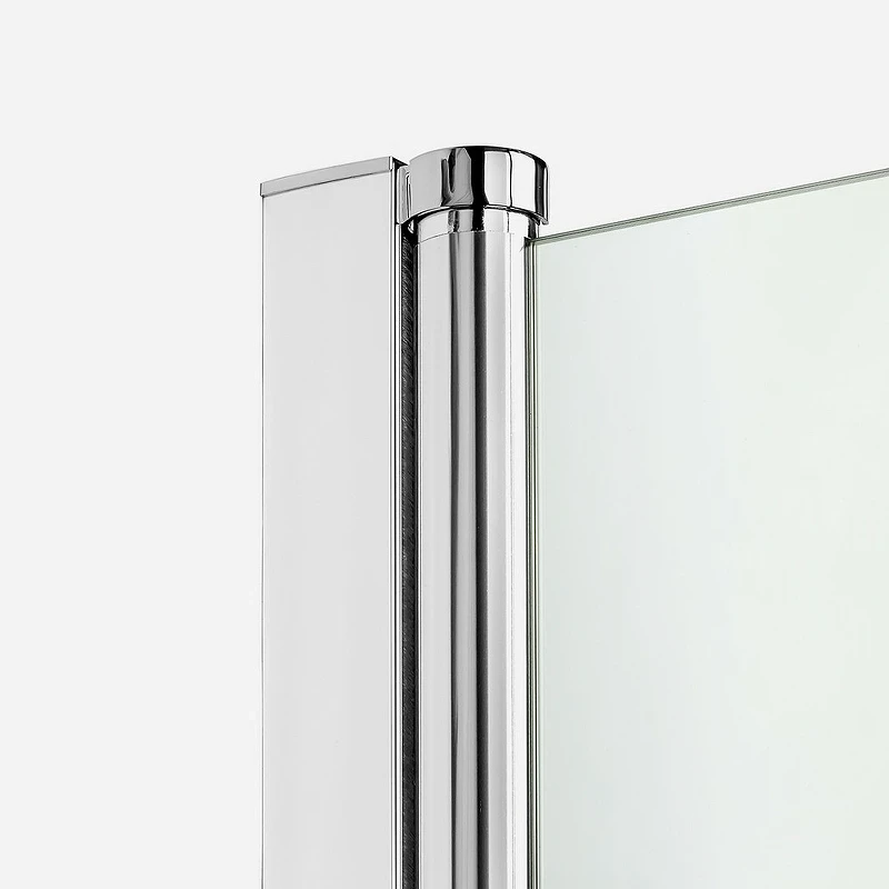 Душевой уголок New Trendy New Soleo Chrome 80х90 D-0140A/D-0141A профиль Хром стекло прозрачное
