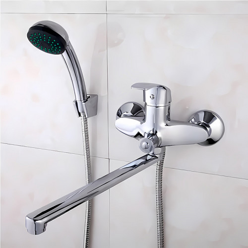 Смеситель для ванны Frap H220 F22063 универсальный Хром латунь на стену