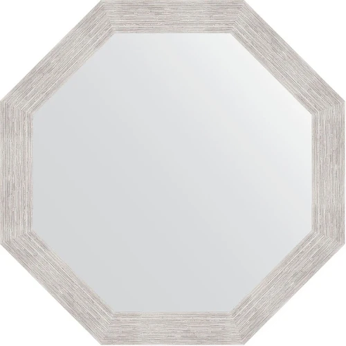 Зеркало Evoform Octagon 73х73 BY 3738 в багетной раме - Серебряный дождь 70 мм стекло