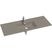 Раковина Jacob Delafon Vox 120 EB2101-DD4 Коричневая стекло полувстраиваемая