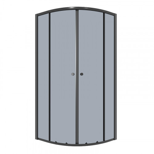 Душевой уголок Niagara Eco 80х80 NG-1003-14T профиль цвет Черный матовый стекло тонированное