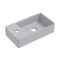 Раковина Wellsee WC Area 41 L 321809000 цвет Серый матовый