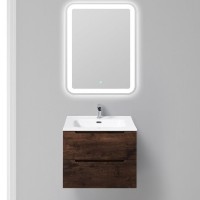 Тумба под раковину BelBagno Etna 60 ETNA-600-2C-SO-RW-P подвесная Rovere Moro МДФ / ЛДСП