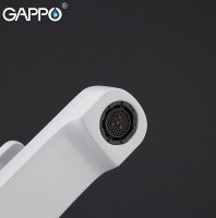 Смеситель для раковины Gappo G02-8 G1002-8 Белый Хром