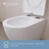 Унитаз Aqueduto Ovo Tornado OVOT2120 подвесной цвет Белый матовый с сиденьем Микролифт