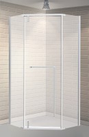 Душевой уголок Esbano Surf 90x90 ESOGS90PRC профиль Хром стекло прозрачное