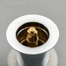 Донный клапан Frap F65-3 click-clack Хром