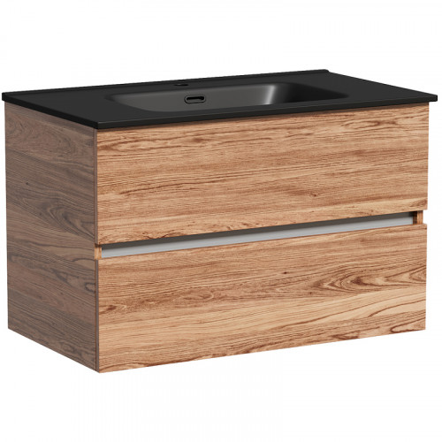 Тумба под раковину Sancos Urban 80 UR80ECH подвесная Дуб чарльстон МДФ / ЛДСП