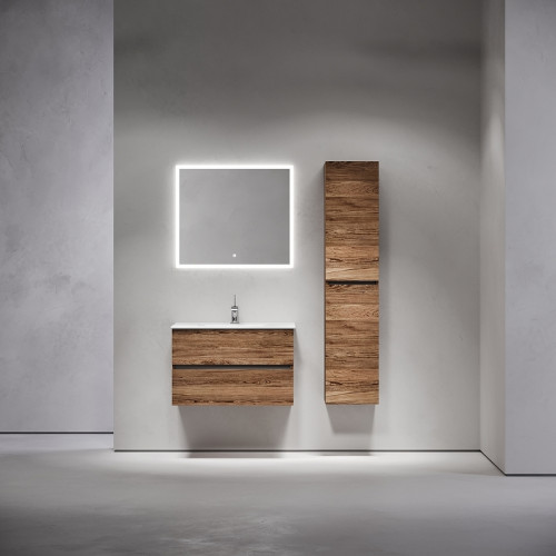 Тумба под раковину Sancos Urban 80 UR80ECH подвесная Дуб чарльстон МДФ / ЛДСП