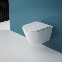 Унитаз Esbano Clavel-53T ESUPCLAV53TW подвесной с сиденьем Микролифт фаянс подвесной