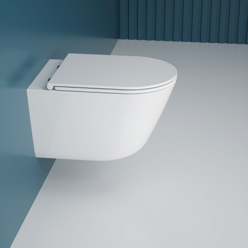 Унитаз Esbano Clavel-53T ESUPCLAV53TW подвесной с сиденьем Микролифт фаянс подвесной