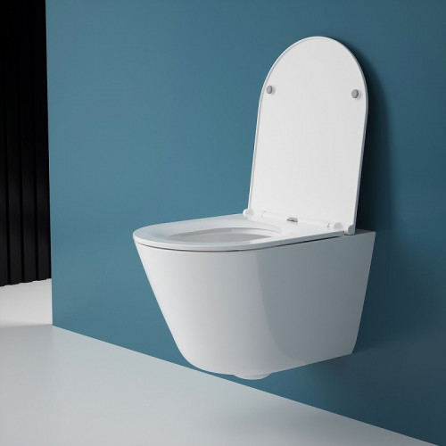 Унитаз Esbano Clavel-53T ESUPCLAV53TW подвесной с сиденьем Микролифт фаянс подвесной