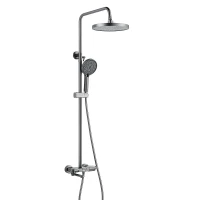 Душевая система Shevanik S4726T цвет Оружейная сталь