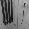 Электрический полотенцесушитель Altasan АргоЛюкс 120х21 АргоЛюкс12021ЧМ Черный муар нержавеющая сталь