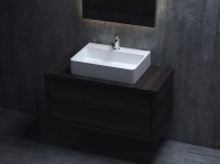 Раковина Salini Ottavia 60 1103201M Белая матовая искусственный камень (литьевой мрамор)