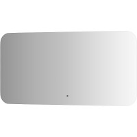 Зеркало Defesto Opti 100x50 DF 2815RH с подсветкой 28W-3000К/ИК - выключатель/Теплый белый свет