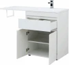 Тумба с раковиной Aquanet Токио 130 R 239216 Белая МДФ / ЛДСП
