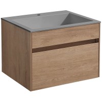 Тумба под раковину Vincea Chiara 60 VMC-2C600NO подвесная N.Oak МДФ / ЛДСП